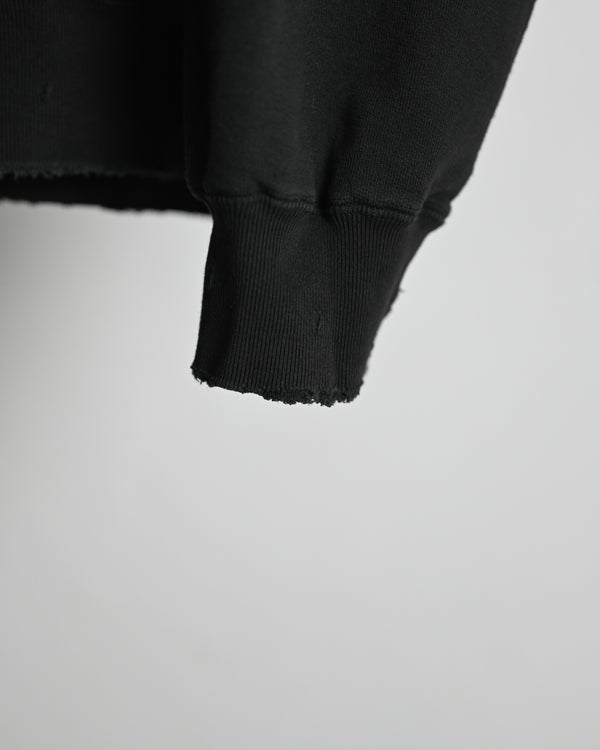 ZIP UP HOODIE, black
