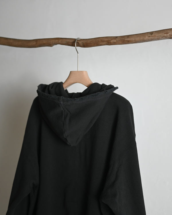 ZIP UP HOODIE, black