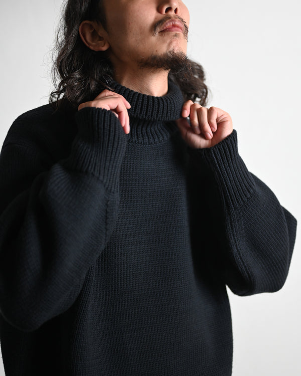 WOOL TURTLE NECK P/O