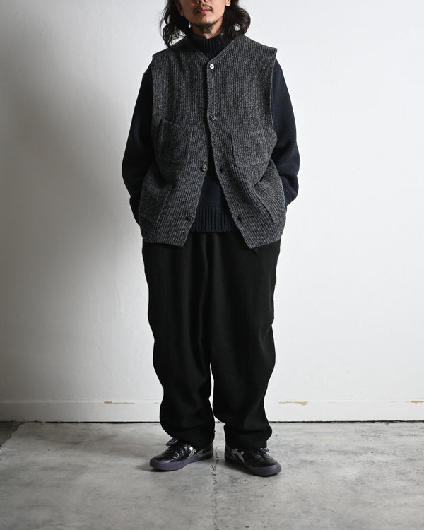 melange knit chokki, 2colors