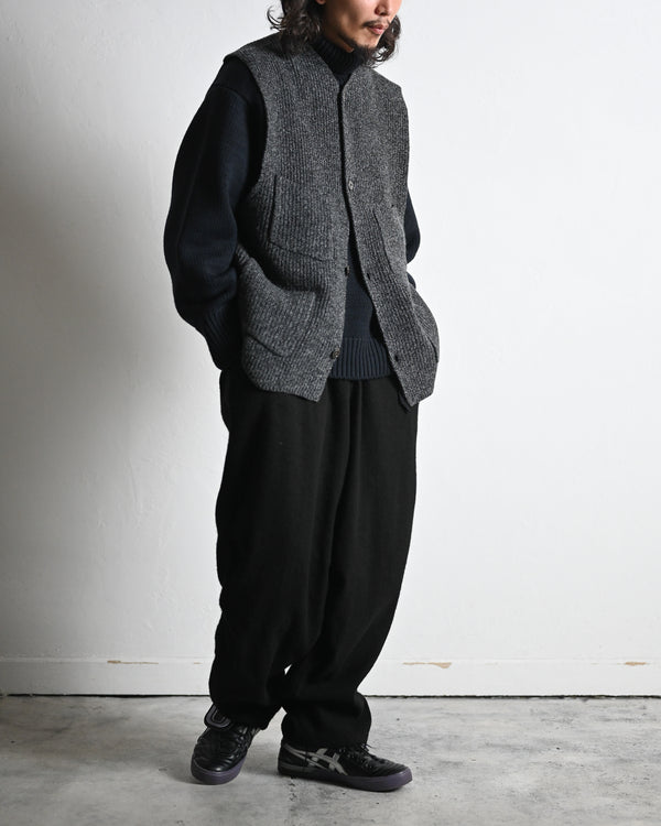 melange knit chokki, 2colors