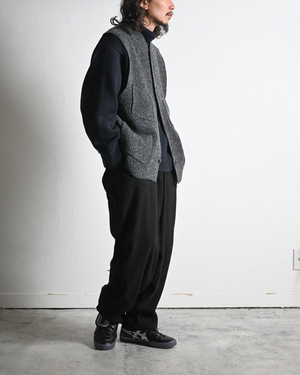 melange knit chokki, 2colors