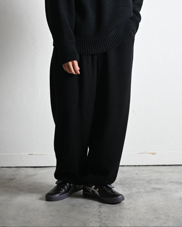TRACK PANTS, brushed wool fleece