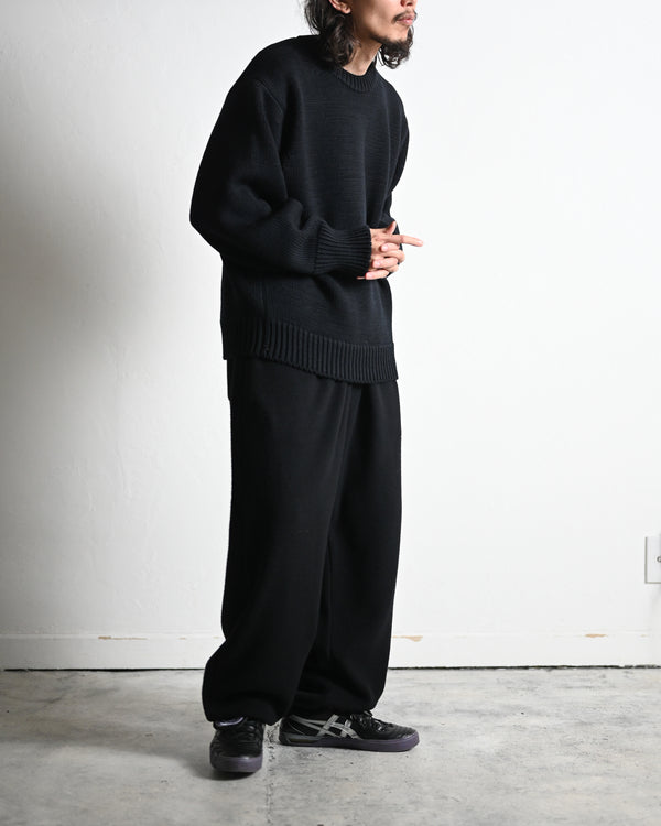 TRACK PANTS, brushed wool fleece