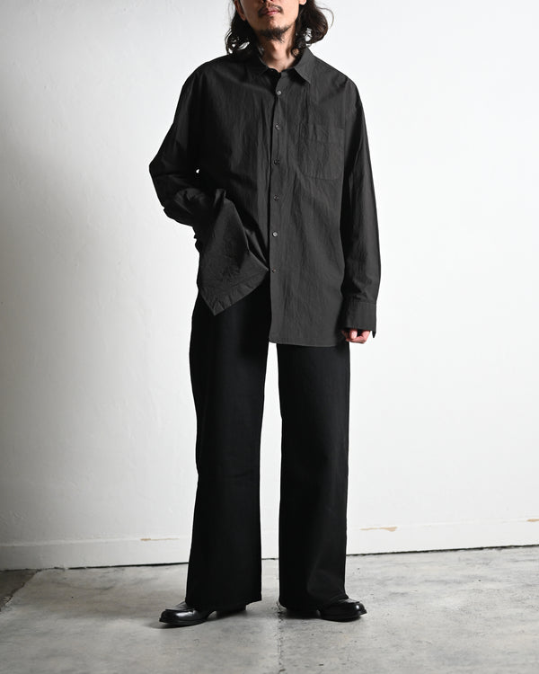 REGULAR COLLAR SHIRT, natural garment dye