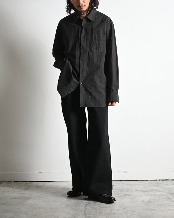 REGULAR COLLAR SHIRT, natural garment dye