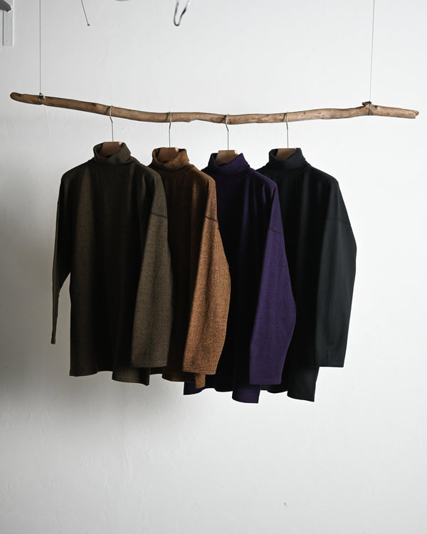 RUSTIC JERSEY / TURTLE NECK LONG SLEEVE