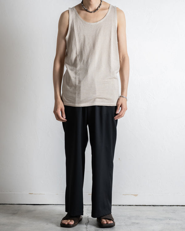 RELAXED LINEN JERSEY / ATHLETIC SHIRT