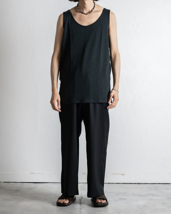 RELAXED LINEN JERSEY / ATHLETIC SHIRT