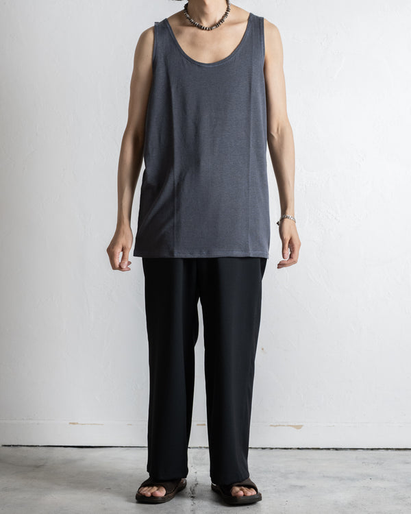 RELAXED LINEN JERSEY / ATHLETIC SHIRT