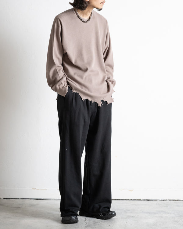 DAMAGE WAFFLE CREW LS, 3 colors