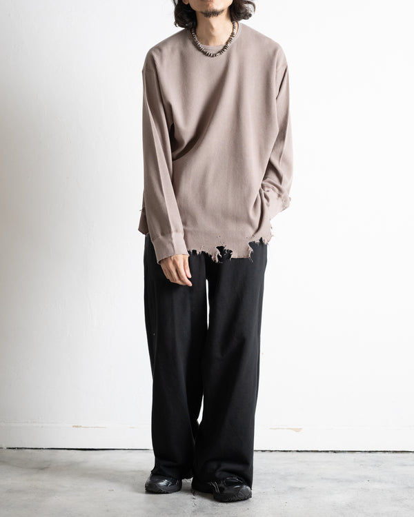 DAMAGE WAFFLE CREW LS, 3 colors
