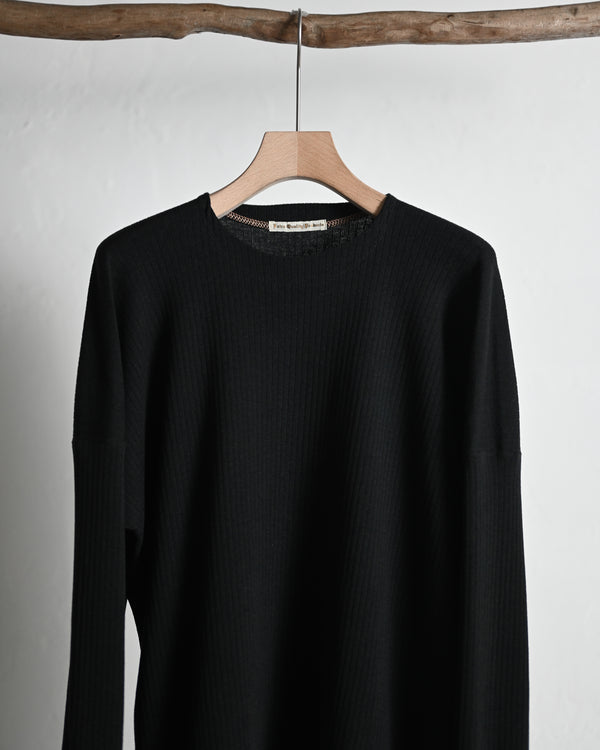 EXTRA COTTON RIB / CREW NECK LONG SLEEVE