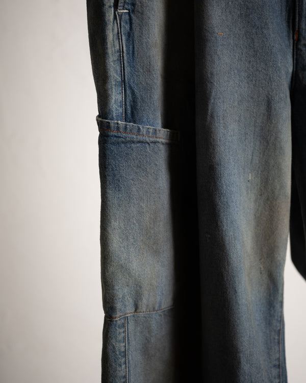 DENIM PAINTER PANTS