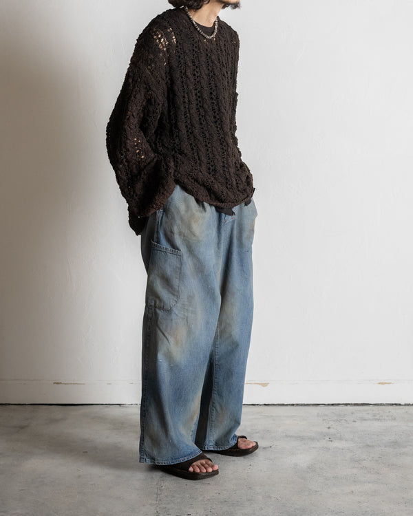 DENIM PAINTER PANTS