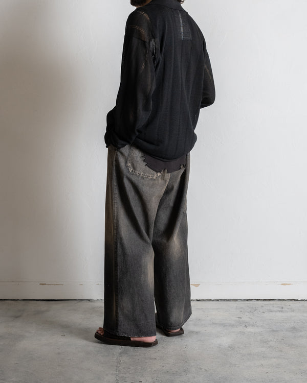 DENIM PAINTER PANTS