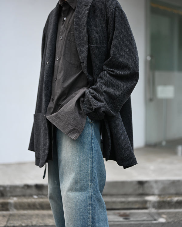 OVERSIZED JACKET, houndstooth