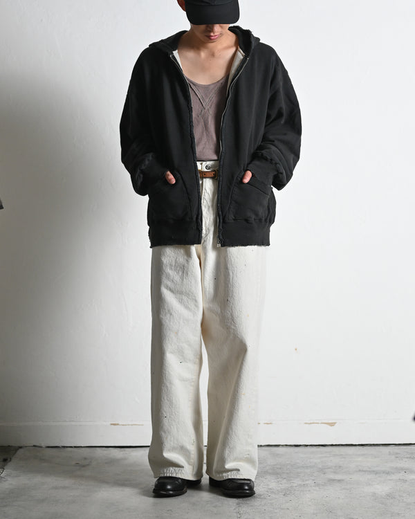 ZIP UP HOODIE, black
