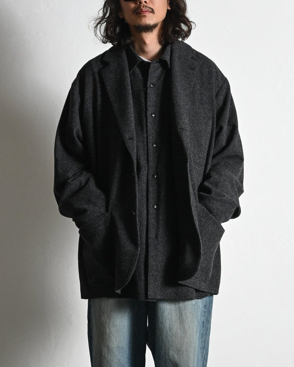 OVERSIZED JACKET, houndstooth