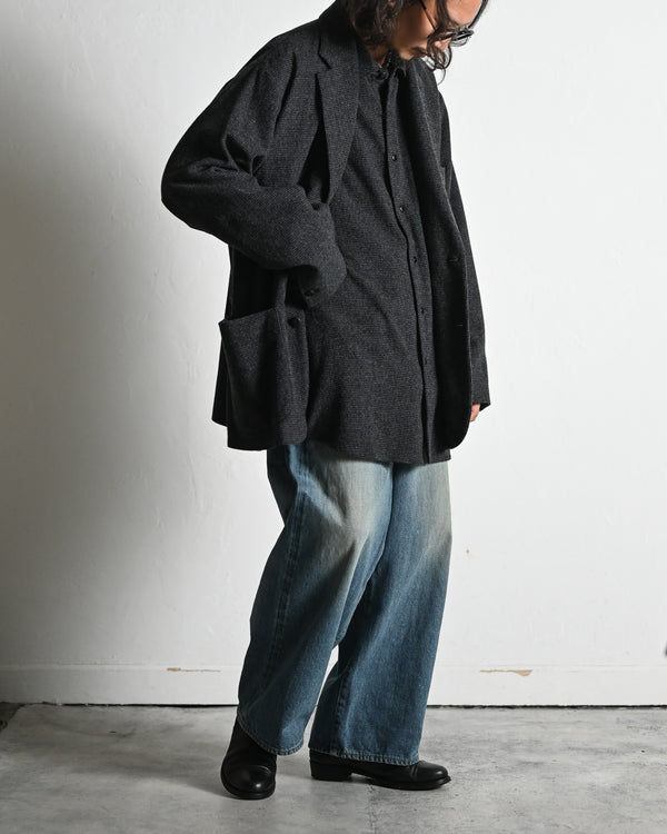 OVERSIZED JACKET, houndstooth