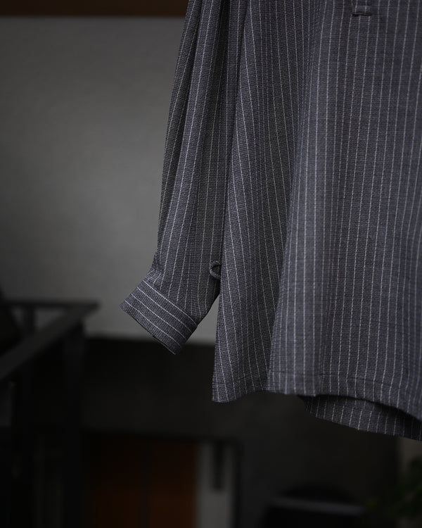 skipper shirt, wool stripe