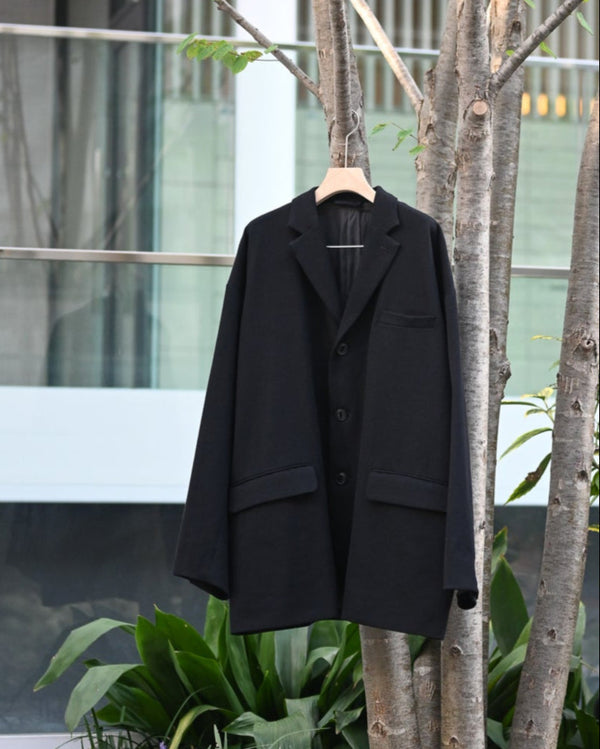 DROPPED SHOULDER JACKET, whipcord
