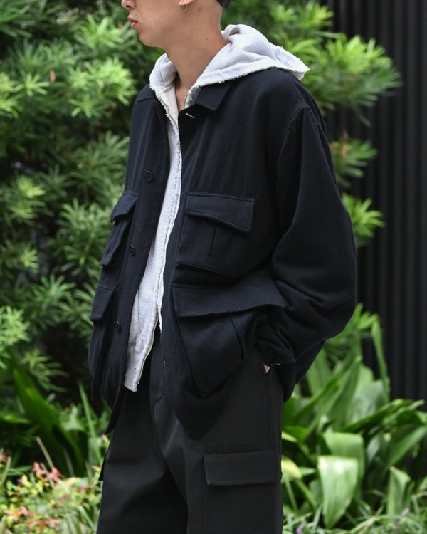 WASHED W/R CASH TWILL MIL-JKT