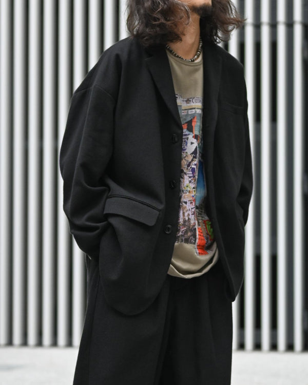 DROPPED SHOULDER JACKET, whipcord
