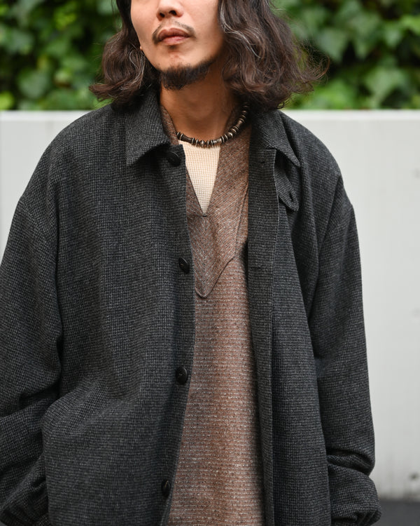 OVERSIZED BLOUSON, houndstooth