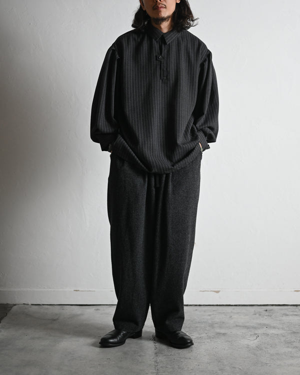 skipper shirt, wool stripe