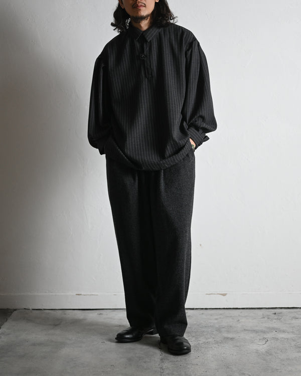 skipper shirt, wool stripe