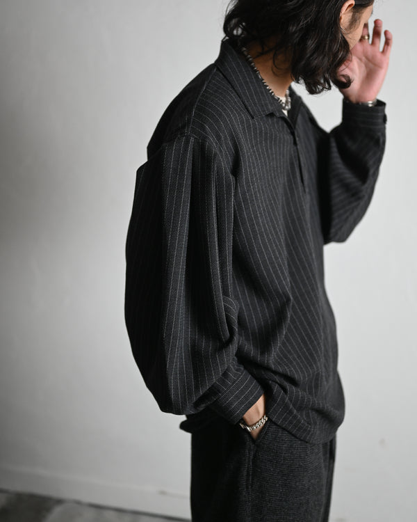 skipper shirt, wool stripe