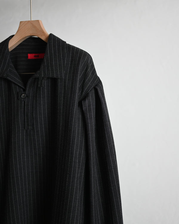 skipper shirt, wool stripe