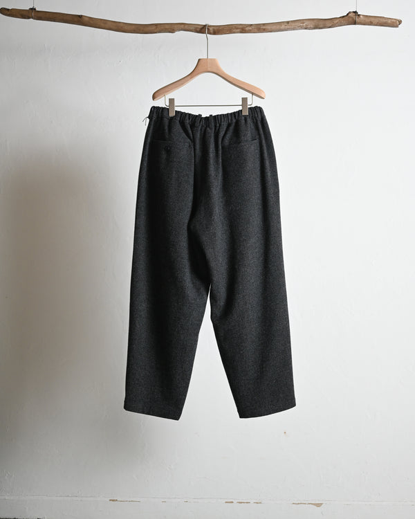DOUBLE PLEATED WIDE EASY PANTS, houndstooth