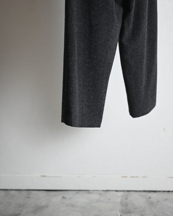 DOUBLE PLEATED WIDE EASY PANTS, houndstooth