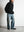 BELTED TROUSERS, raw denim