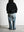 BELTED TROUSERS, raw denim