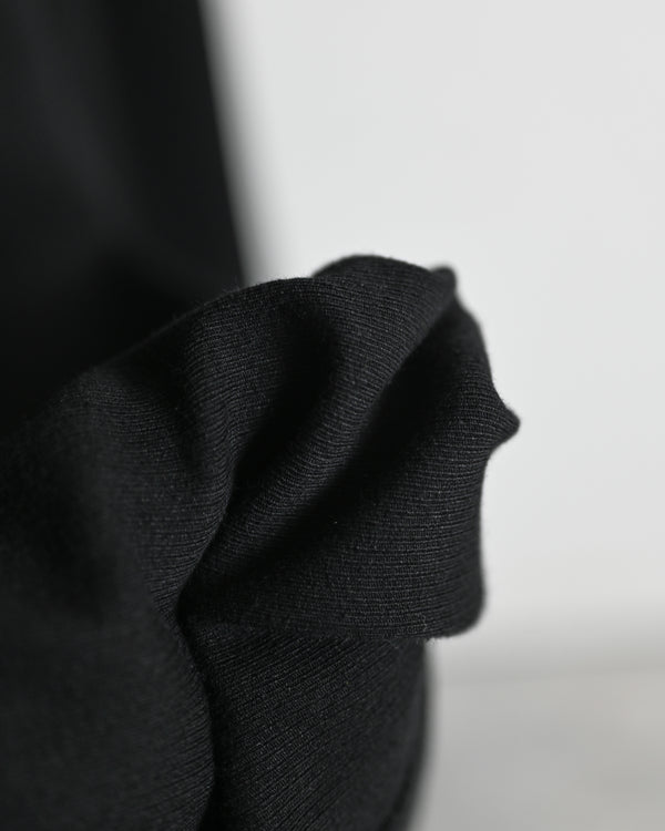 DOUBLE PLATED WIDE EASY PANTS, whipcord