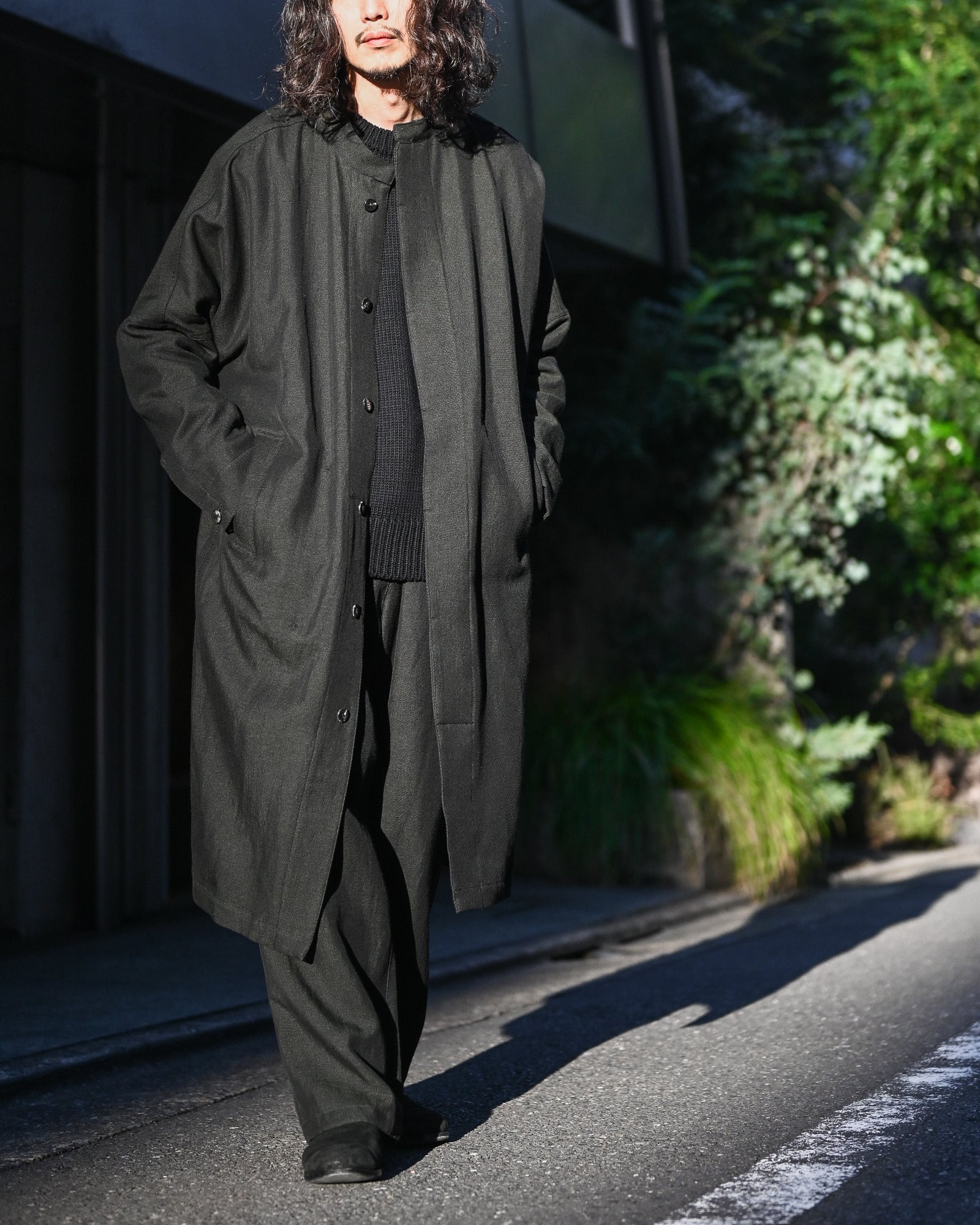 【ほぼ新品】YANTOR プルオーバー YANTOR 2025] Linen Wool Jacket ※予約アイテム ヤントルらしいゆとり