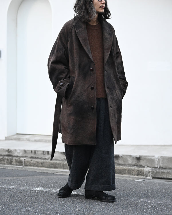 tabi melton coat, sabi