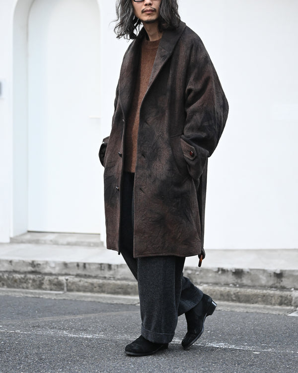 tabi melton coat, sabi