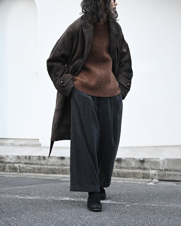 tabi melton coat, sabi