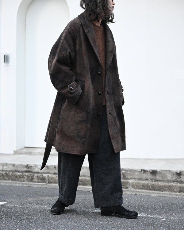 tabi melton coat, sabi