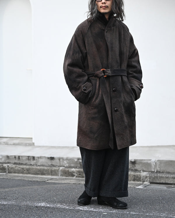 tabi melton coat, sabi