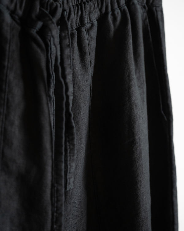 Double Layers Cliff Pants, BLACK