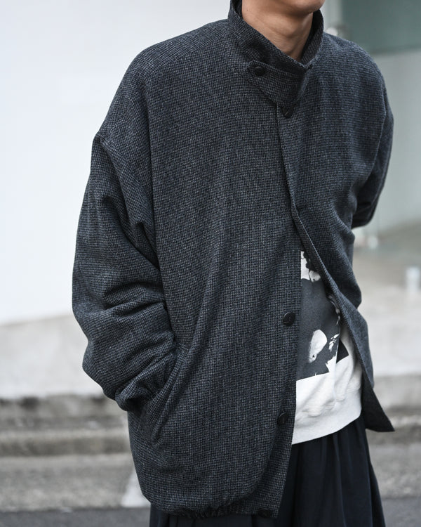 OVERSIZED BLOUSON, houndstooth