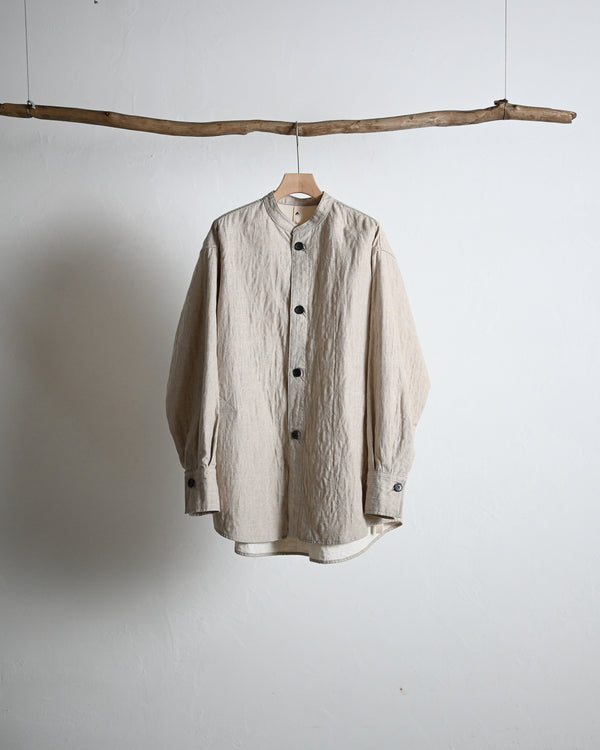grandfather shirt blouson, kinari