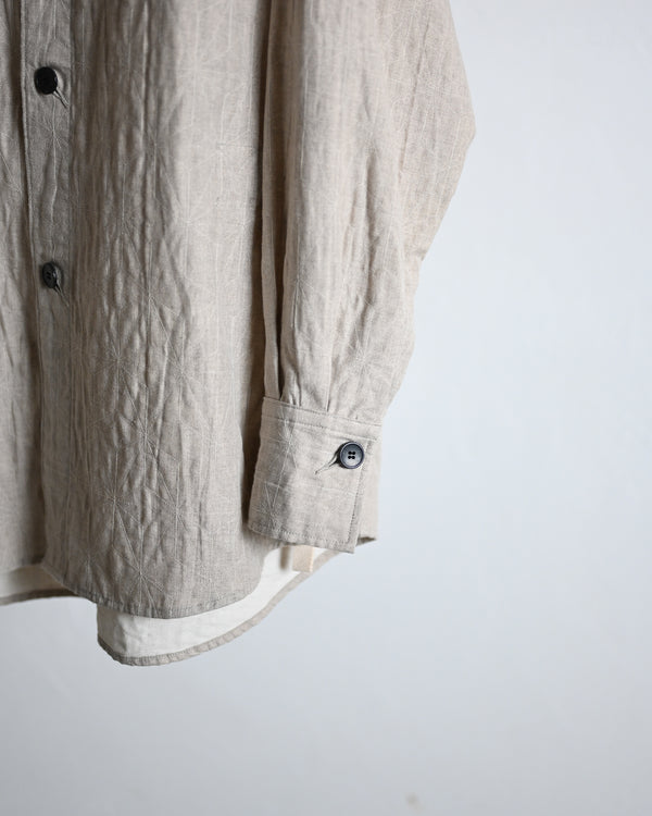 grandfather shirt blouson, kinari