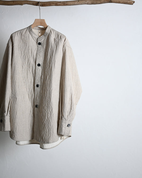 grandfather shirt blouson, kinari