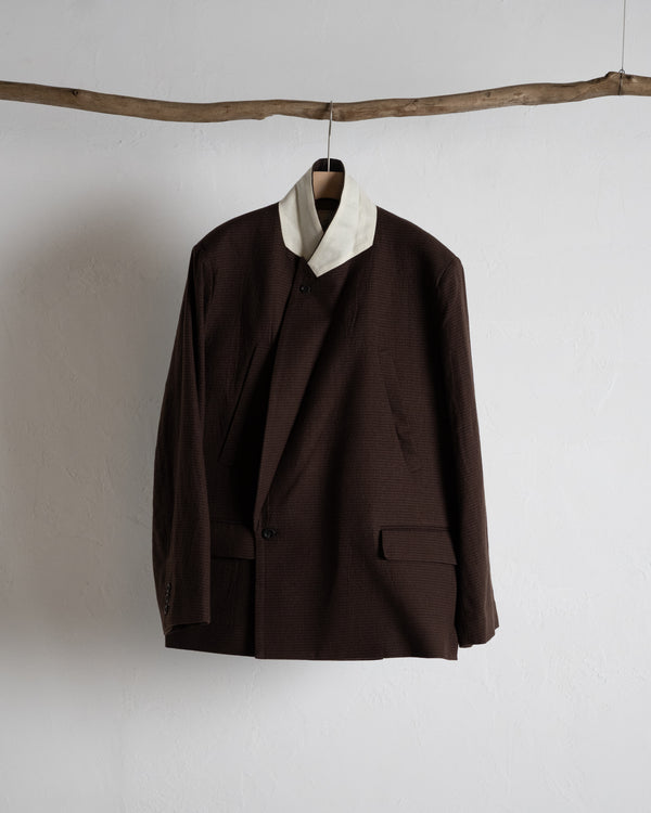 DOUBLE TAILORED JACKET, GRAPH CHECK
